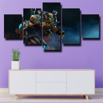 5 piece canvas art framed prints DOTA 2 Elder Titan wall picture-1315 (1)