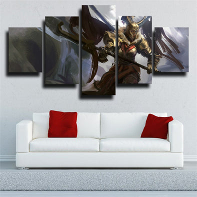 5 piece canvas art framed prints DOTA 2 Legion Commander decor picture-1338 (1)