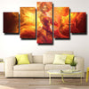 5 piece canvas art framed prints DOTA 2 Lina wall picture-1353 (2)