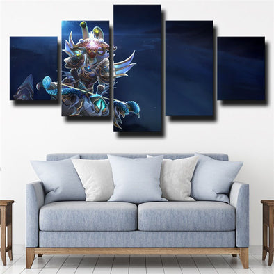 5 piece canvas art framed prints DOTA 2 Medusa home decor-1369 (1)
