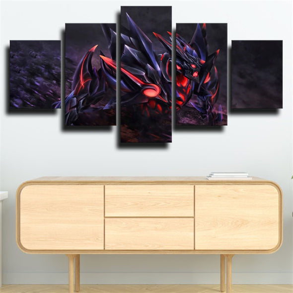 5 piece canvas art framed prints DOTA 2 Shadow Fiend wall picture-1432 (1)