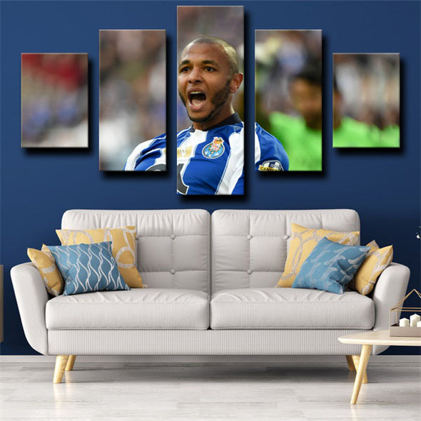 5 piece canvas art framed prints FC Porto decor picture-1217 (2)