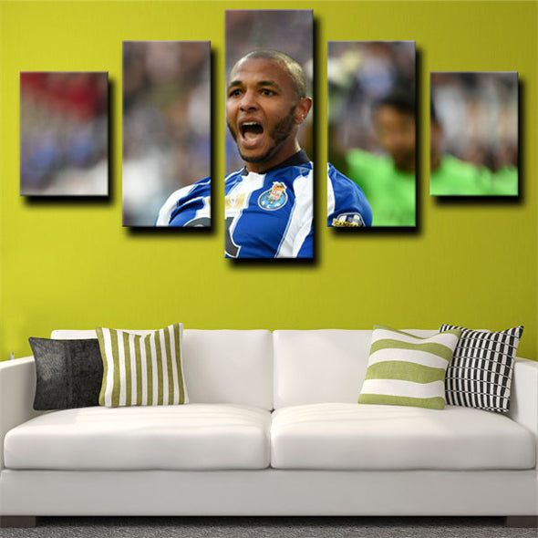 5 piece canvas art framed prints FC Porto decor picture-1217 (3)