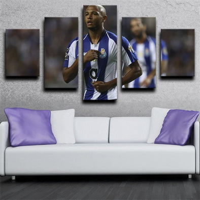 5 piece canvas art framed prints FC Porto live room decor-1220 (1)