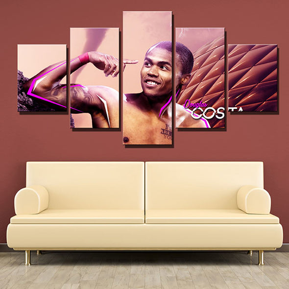 5 piece canvas art framed prints JFC Costa live room picture-1239 (1)