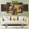 5 piece canvas art framed prints JUV Pogba wall decor-1244 (2)