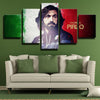 5 piece canvas art framed prints Juve Pirlo three colors home decor-1342 (3)