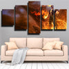 5 piece canvas art framed prints League Legends Brand  wall decor-1200 (2)