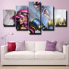 5 piece canvas art framed prints League Legends Caitlyn wall picture-1200 (3)