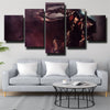 5 piece canvas art framed prints League Legends Darius live room decor-1200 (2)
