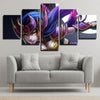 5 piece canvas art framed prints League Legends Diana decor picture-1200 (2)