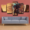 5 piece canvas art framed prints League Of Legends Fiora decor picture-1200 (2)