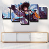 5 piece canvas art framed prints League Of Legends Fiora home decor-1200 (3)