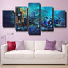 5 piece canvas art framed prints League Of Legends Fizz wall picture-1200 (2)