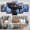 5 piece canvas art framed prints League Of Legends Garen decor picture-1200 (1)