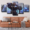 5 piece canvas art framed prints League Of Legends Garen decor picture-1200 (3)