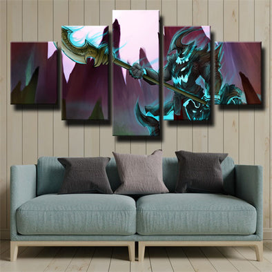 5 piece canvas art framed prints League Of Legends Hecarim wall decor-1200 (1)
