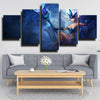 5 piece canvas art framed prints League Of Legends Janna wall decor-1200 (1)