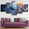 5 piece canvas art framed prints League Of Legends Janna wall picture-1200 (3)