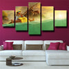 5 piece canvas art framed prints League Of Legends Jax wall picture-1200 (2)