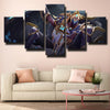 5 piece canvas art framed prints League Of Legends Jhin wall picture-1200 (2)