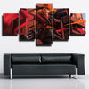 5 piece canvas art framed prints League Of Legends Jinx decor picture-1200 (1)