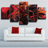 5 piece canvas art framed prints League Of Legends Jinx decor picture-1200 (2)
