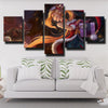 5 piece canvas art framed prints League Of Legends Jinx wall picture-1200 (1)