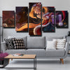 5 piece canvas art framed prints League Of Legends Jinx wall picture-1200 (3)