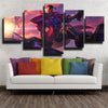 5 piece canvas art framed prints League Of Legends Lucian wall picture-1200 (3)