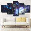 5 piece canvas art framed prints League Of Legends Lulu decor picture-1200 (3)