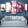 5 piece canvas art framed prints League Of Legends Lulu wall picture-1200 (2)
