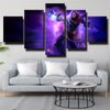 5 piece canvas art framed prints League Of Legends Malzahar wall decor-1200 (3)
