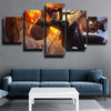 5 piece canvas art framed prints  League of Legends Evelynn home decor-1200 (2)