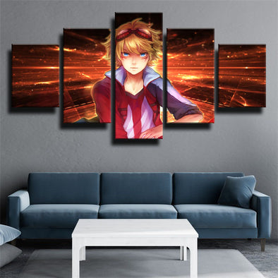 5 piece canvas art framed prints League of Legends Ezreal wall picture-1200 (1)