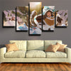 5 piece canvas art framed prints League of Legends Nunu home decor-1200 (2)