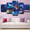5 piece canvas art framed prints League of Legends Poppy home decor-1200 (3)