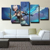 5 piece canvas art framed prints League of Legends Riven home decor-1200 (2)
