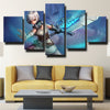 5 piece canvas art framed prints League of Legends Riven home decor-1200 (3)