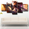 5 piece canvas art framed prints League of Legends Sivir wall picture-1200 (3)