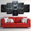 5 piece canvas art framed prints League of Legends Sona wall picture-1200 (1)