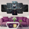 5 piece canvas art framed prints League of Legends Sona wall picture-1200 (2)