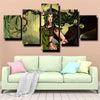 5 piece canvas art framed prints League of Legends Soraka home decor-1200 (1)