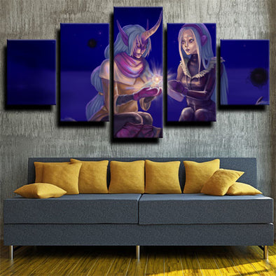 5 piece canvas art framed prints League of Legends Syndra wall picture-1200 (1)