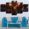 5 piece canvas art framed prints League of Legends Talon decor picture-1200 (2)