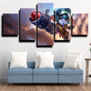 5 piece canvas art framed prints League of Legends Tristana wall decor-1200 (1)