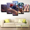 5 piece canvas art framed prints League of Legends Tristana wall decor-1200 (3)