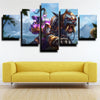 5 piece canvas art framed prints League of Legends Twitch wall picture-1200 (2)