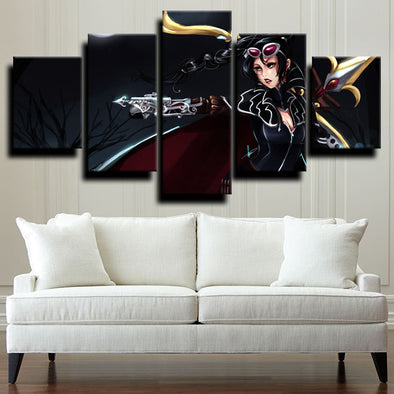5 piece canvas art framed prints League of Legends Vayne wall picture-1200 (1)