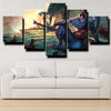 5 piece canvas art framed prints League of Legends Yasuo wall picture-1200 (1)